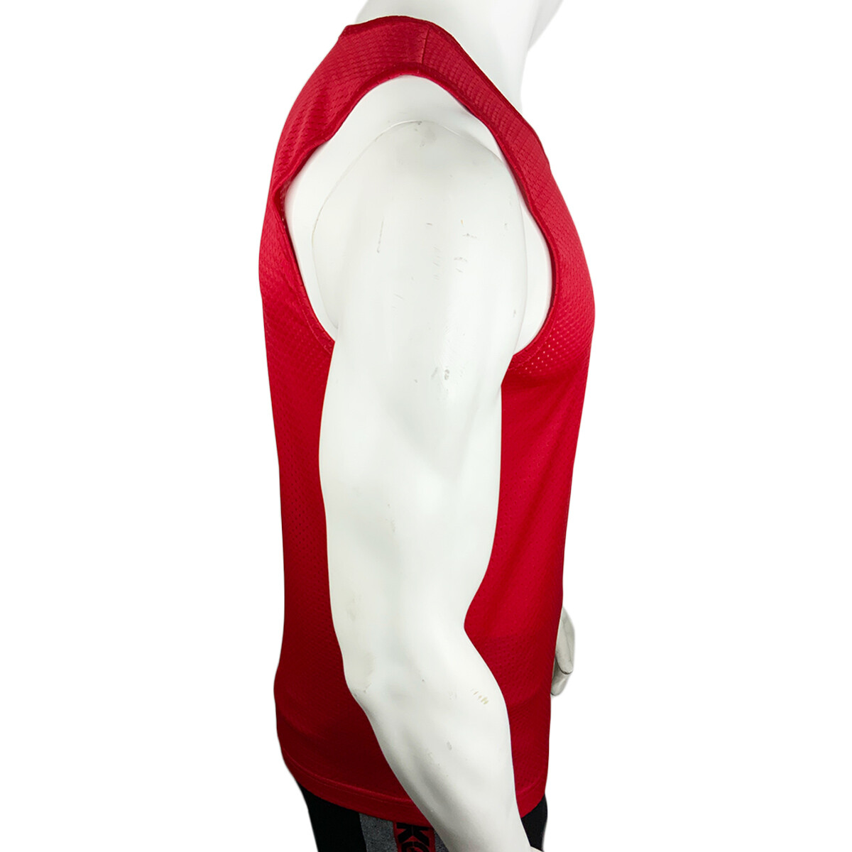 T SHIRT CANOTTA UOMO ROSSA GIROCOLLO SENZA MANICHE FILA MSRP $34 99 NUOVA CON ETICHETTE TAGLIA S