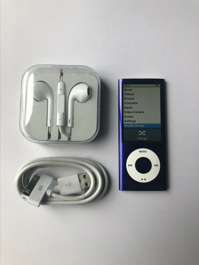 iPod nano 第5世代16GB パープル 付属品有り Apple iPod nano 5th Generation Purple (16 GB) LOCK/SWITCH