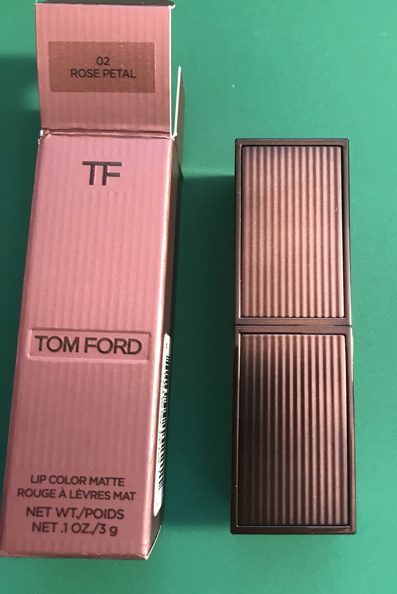 Tom Ford 02 Rose Petal Lip Color Matte 0.1 oz/3 G Full Size New in