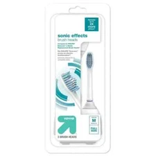 3X Sonic Effects Replacement Brush Heads Up & Up for Philips Sonicare