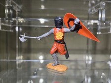 Timpo Toys Brown Knight Black Helmet and Black Belt with Rare Running Legs