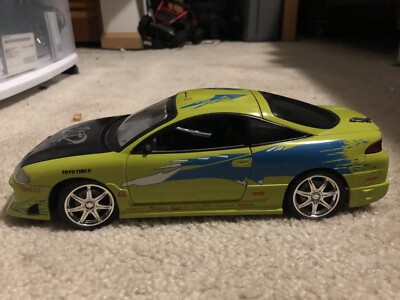 model car Mitsubishi Eclipse Fast & Furious 1:18 Scale | eBay