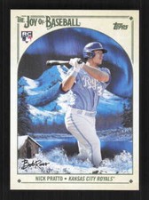Nick Pratto RC 2023 Topps x Bob Ross Joy of Baseball   Royals #65