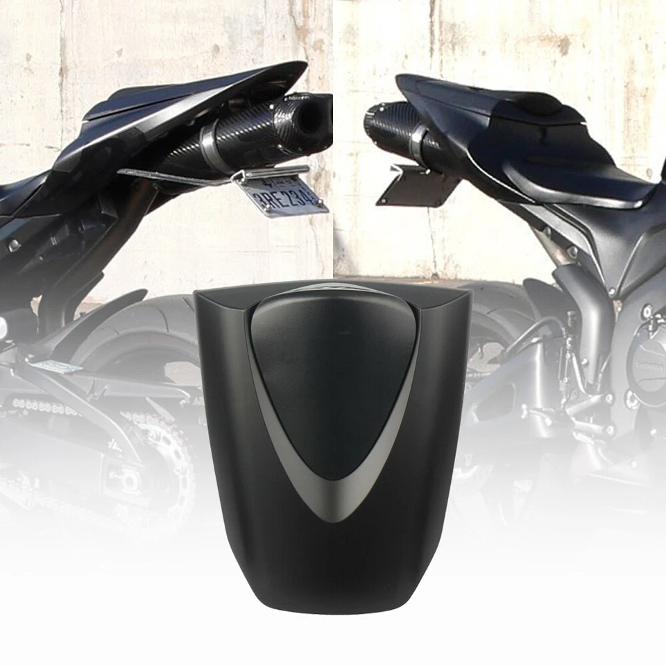 Carenado ABS negro mate para Honda CBR600RR 2007-2019 cubierta trasera cubierta capó Foto 4 de 4