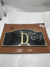 Arch Design Plaque House Number Address Wall 1120BG Letter D And Screw 616236005