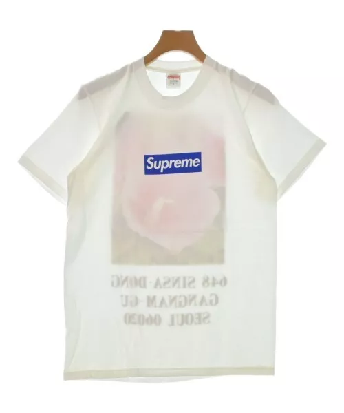 T shirt Supreme / coupé et cousu blanc S 2200486922102