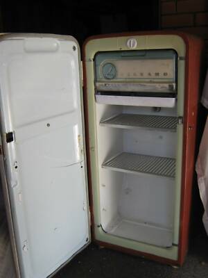 Antique Fridge Freezer Kelvinator Leonard Vintage 1950 Ebay
