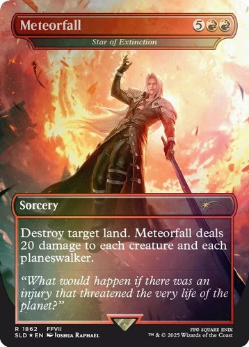 PSL MTG Secret Lair Card FINAL FANTASY Game Over English version Foil Edition - 第 6/15 張圖片