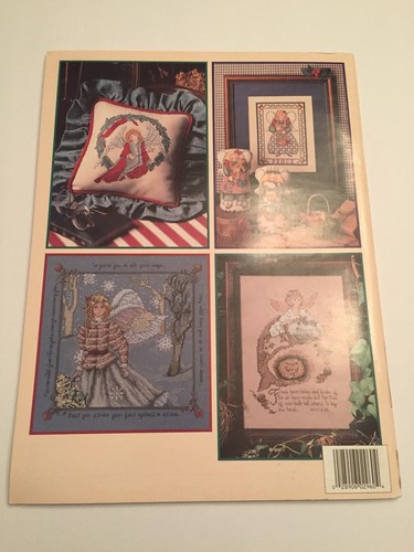 Angels Galore Cross Stitch Pattern Book 38 Designs Leisure Arts 2960 Vintage - Picture 13 of 13