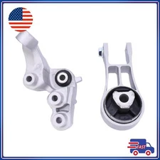 2X Rear Eng Mount & Engine Torq Strut Mount For Chrysler Pacifica 2017-2024 3.6L