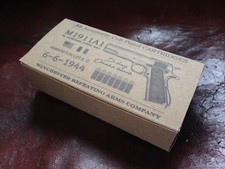 Empty Ammo Box Colt 1911 M1911A1 D-DAY Omaha Beach WWII 39 45 ww2 cartridges