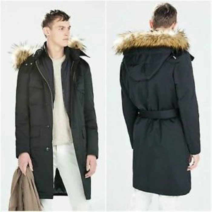 parka homme zara