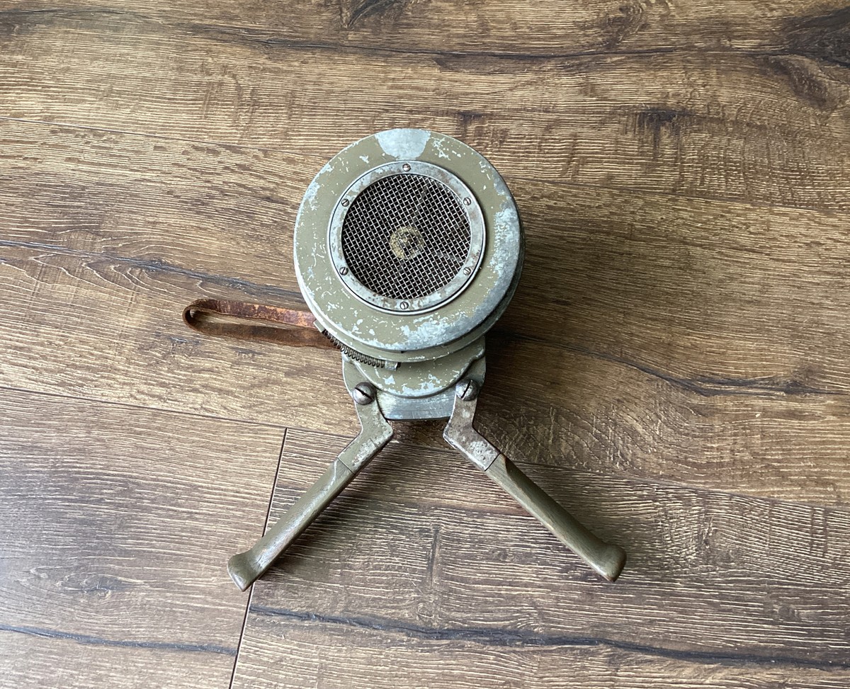 WWII Japanese Hand Crank Battle Siren Warning Alarm Air Raid WW2