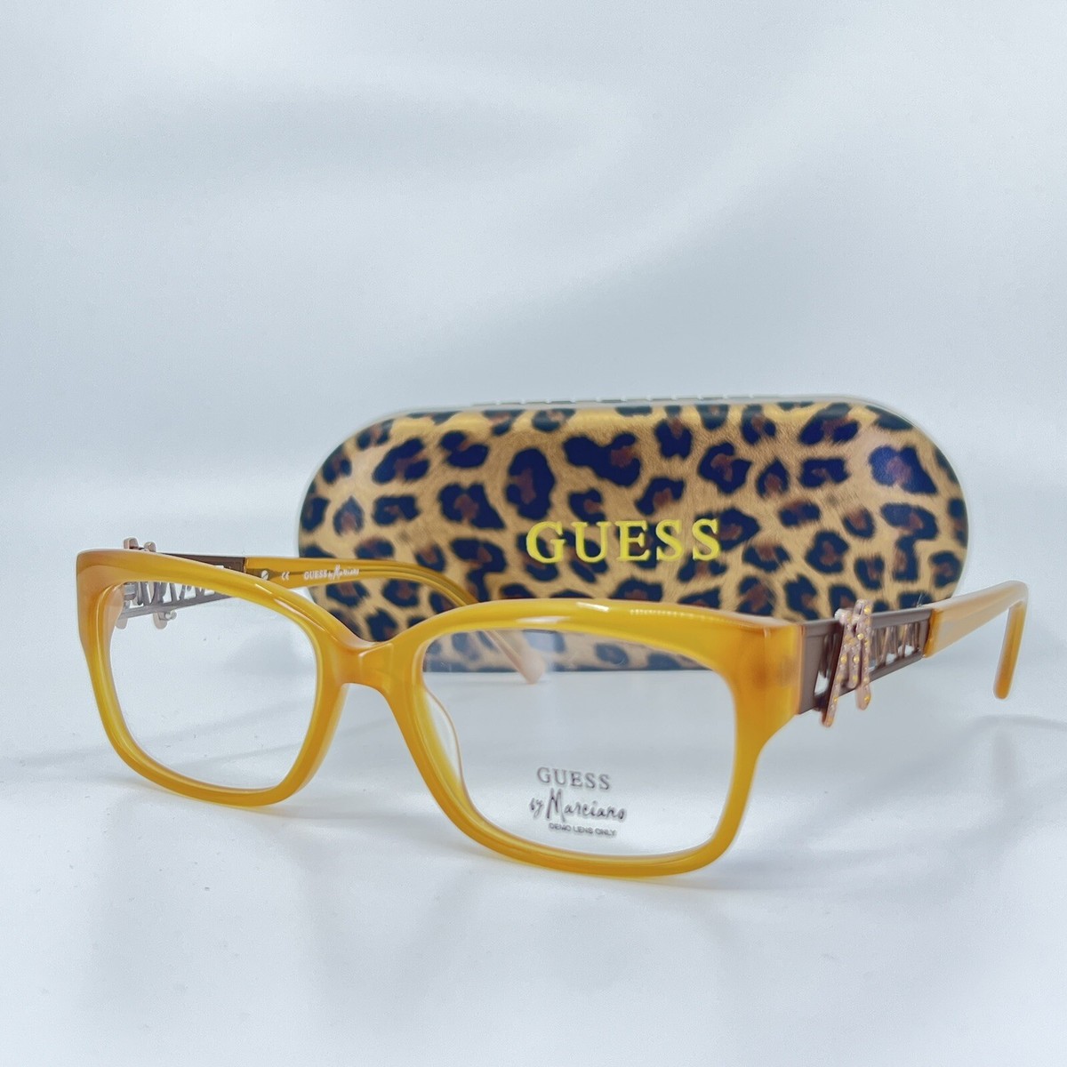 Marciano By Guess Eyeglasses GM137 AMB Brown Plastic Womens  display picture 2