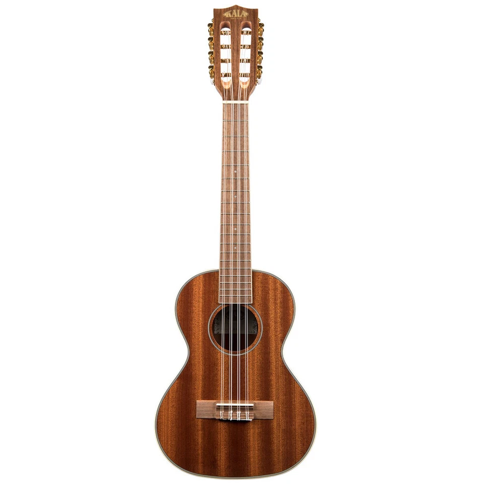 Kala KA-8 Gloss Mahogany Tenor 8-String Ukulele with Aquila Super Nylgut Strings - Image 2 of 4
