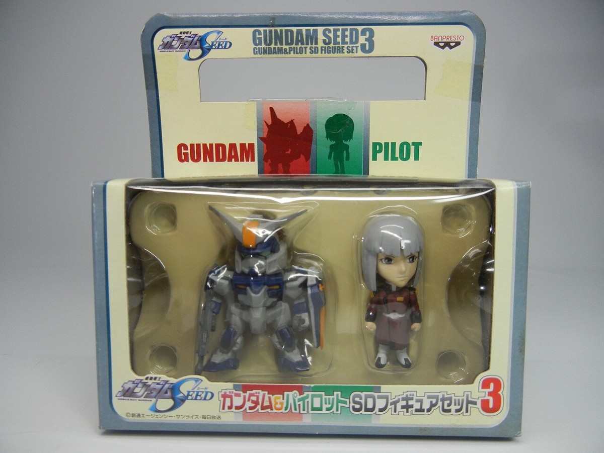 Gundam SEED Gundam & Pilot SD Figure set 3 