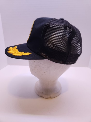 Vintage Pig Hog Trucker Mesh Snapback Hat Filigree Scrambled Eggs - Picture 3 of 8