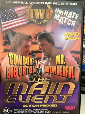 UWF The Main Event region DVD (classic pro wrestling wwe