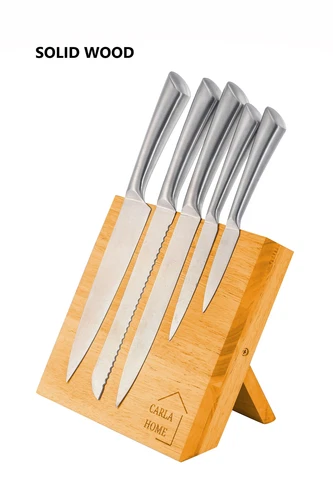 Natural Bamboo Magnetic Knife Block Holder with Strong Magnets for Home Kitch... - Picture 4 of 8
