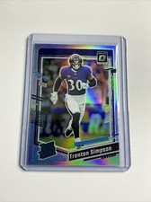 2023 Panini Donruss Optic Trenton Simpson #209 Rated Rookie Silver Holo Prizm