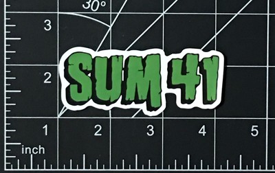Sum 41 - Vinyl Sticker Canadian Rock Band Durable Waterproof Sunproof