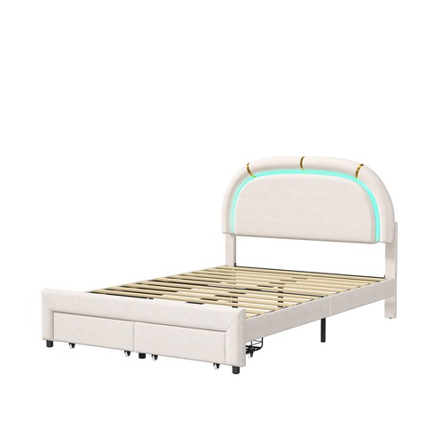 Polsterbett 140x200cm Einzelbett Kinderbett Jugendbett Stauraumbett Bettgestell- - Bild 10 von 12