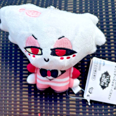 Hazbin Hotel Angel Dust Plush Doll Mascot Chibigurumi Bandai