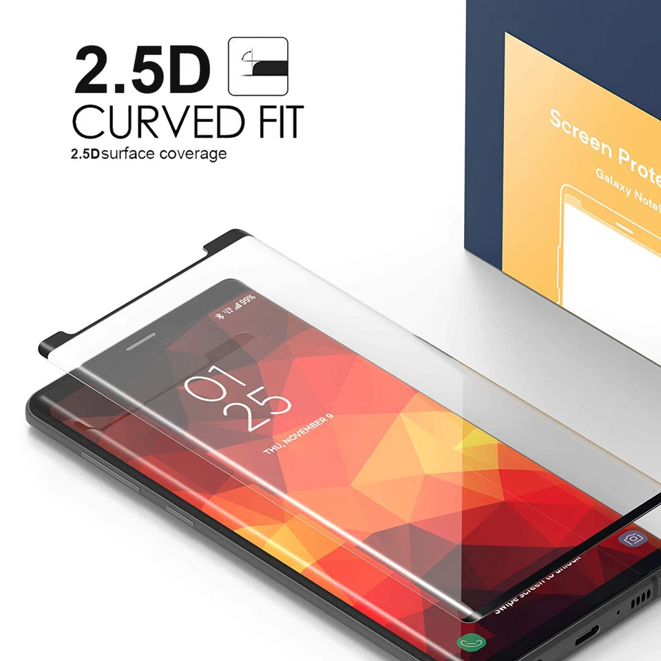 For Samsung Galaxy S10 Plus/S10 Tempered Glass Screen Protector 9H Curved Cover - image 2 of 4