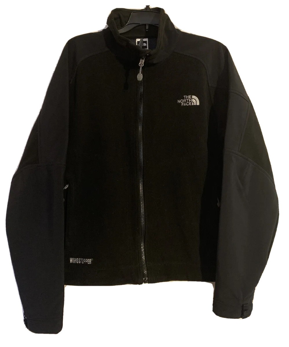 The North Face Summit Series Windstopper Black Softshell Jacket 