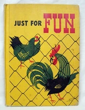 Vintage 1957 JUST FOR FUN 2nd Grade Early Reader by Guy L. Bond - Hardcover