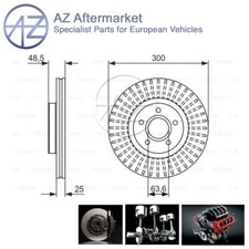 Fits Ford Focus Kuga C-Max Transit Connect Volvo V50 AZ Front Brake Disc
