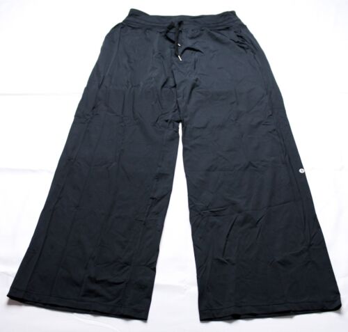 Halara Women's High Waisted Wide Leg Cool Touch Pants AW5 Black Large NWT