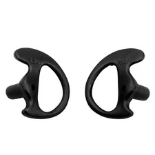Two Sides Black Replacement Earmold for Portable Surveillance Coil Tube M Size