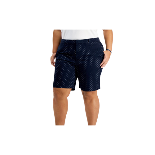 Adidas Men's Training Shorts - Navy Polka Dot Bermuda Shorts - Size L - Bild 1 von 1