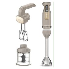 Ninja Foodi 3-in-1 Hand Blender Hand Mixer & Chopper 850W Stone Gold CI100UKSTGD