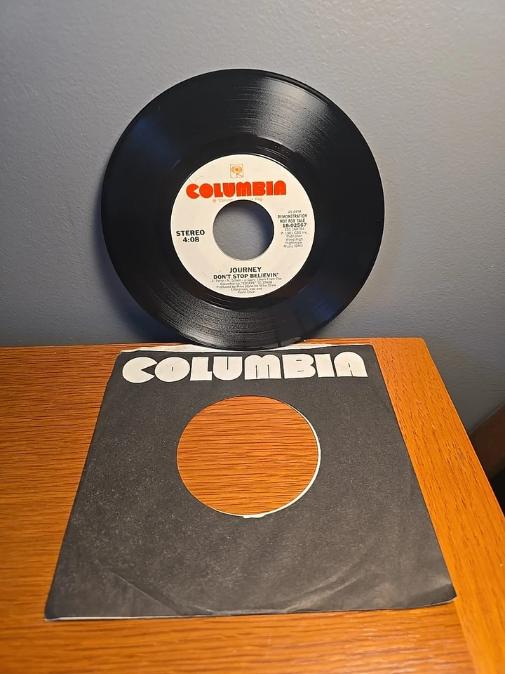 Journey: Don't Stop Believin'/same 45 Columbia/US PROMO EXCELLENT - Image 3 of 3