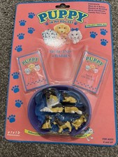 Vintage Puppy In My Pocket Collie Mum And 4 Babies NWT