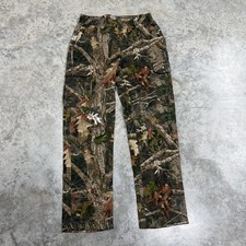 RedHead Pants Mens 32x32 Camo Lined Cargo Hunting Canvas Outdoor Field Gear
