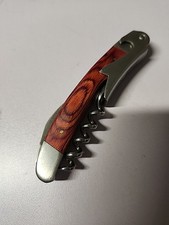 Corkscrew Wine Bottle Opener Waiters Key Wood...