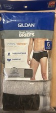Gildan Adult Men's Premium Cotton Briefs, 6-Pack, Size Small 28-30