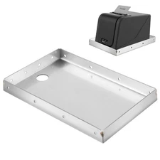 1 Pack 304 Stainless Steel Printer Tray 10.24 x 6.5 Inch POS KDS Printers She...