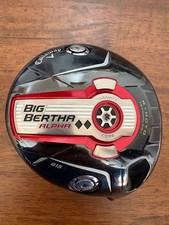 Callaway BIG BERTHA ALPHA Driver 9.0  Head with Adjustable Center of Gravity Us