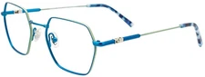 EASYTWIST ET9003 Eyeglasses Eye Glasses 050 Blue & Lime/Blue Tort Authentic New