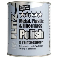 Flitz Metal Polish Paste 2 lb – Cleaner for Metal, Plastic & Fiberglass