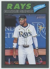 2026 Topps Heritage Chandler Simpson # 58 Dark Gray Border