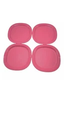 Tupperware Set Of 4 Dessert Plates 7.75” New