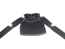 Hot Topic Social Collision Black Cutout Girls...