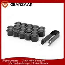 17mm Radschrauben Radmuttern Bolzen FÜR VW 20tlg FÜR BMW Satz FÜR Nissan Schwarz