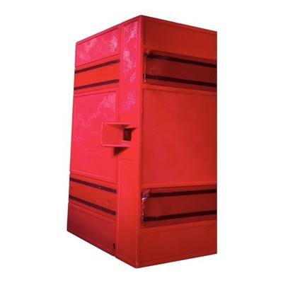 Vintage ROLYKIT Red Organizer Roll-Up Case Tackle Tool Box Craft