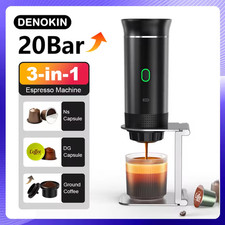 Wireless Electric Portable Espresso Coffee Machine for Car & Home Camping Coffee